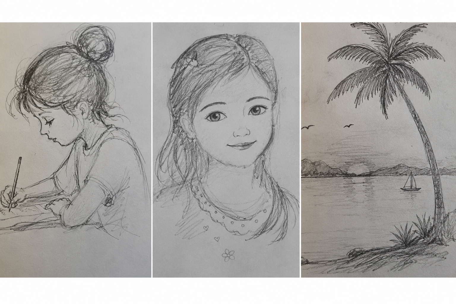 Signature Triptych Painting